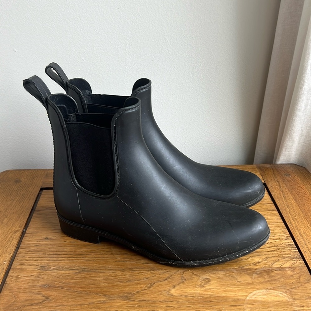 Sam Edelman Black Chelsea Rain Boots